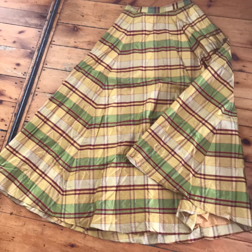 Floor length never been worn silk skirt